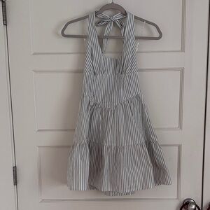 Striped Halter Dress